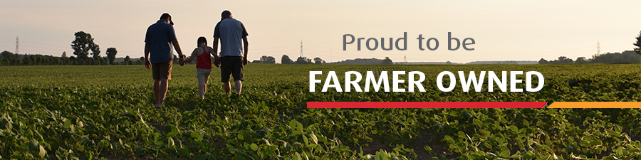 Proud to be Farmer Owned Banner